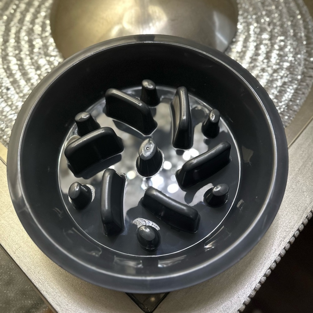 Slow Feeder Dog Bowl - Black